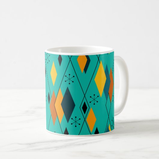 Mug Diamants plus grands atomiques (Devant droit)