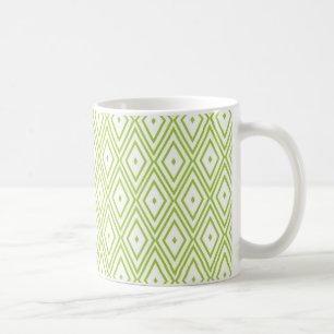Mug Diamants verts et blancs de chaux