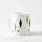 Mug Diamants verts rétros et boue de démarrage (Devant gauche)