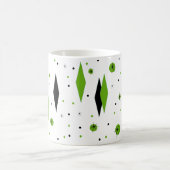 Mug Diamants verts rétros et boue de démarrage (Centre)