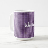 Mug Diamants violets (Devant gauche)
