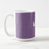 Mug Diamants violets (Gauche)