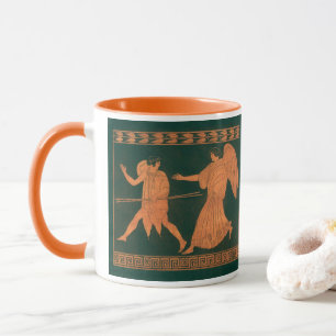 Mug Diana et un ange, Mythologie romaine Vintage