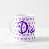 Mug Diane en violet (Devant gauche)