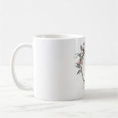 MUG DIAPOSITIVE EN BOIS RUSTIQUE ROSE FLORALE EUCALYPT (Gauche)