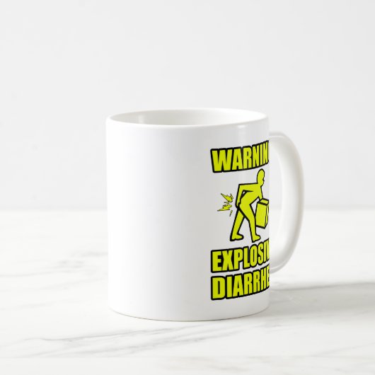 Mug Diarrhée explosive (Devant droit)