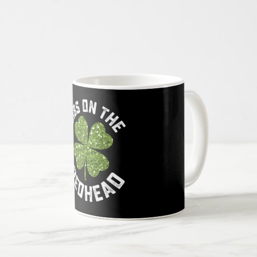 Mug Dibs On The Redhead St Patrick's Day Shamrock (Devant droit)