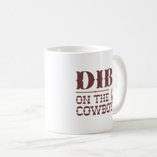 Mug Dibs Sur Le Cowboy (Devant droit)