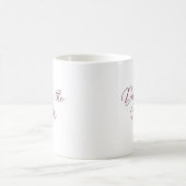 Mug Dibs sur le pasteur - Script de la femme du pasteu (Centre)
