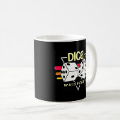 Mug Dice Whisperer Oeuvre Pour Un Joueur De Jeux De Co (Devant droit)