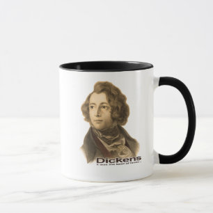 Mug Dickens-Meilleur de la tasse-sépia de périodes