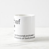 Mug Dictionnaire de définition CHEF de la conception d (Centre)