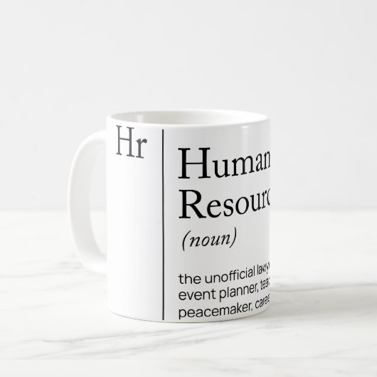 Mug Dictionnaire de définition HR (Devant gauche)