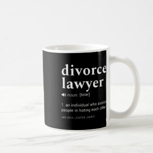Mug Dictionnaire de l'avocat de divorce - Description