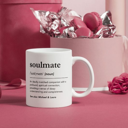 Mug Dictionnaire de nom personnalisé de définition de