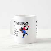 Mug Dictionnaire drôle de lutte Définition Lutteur (Devant gauche)