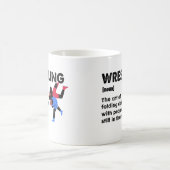 Mug Dictionnaire drôle de lutte Définition Lutteur (Centre)