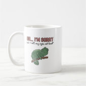 Mug Did I Roll My Eyes Out Loud - Funny Chameleon Quot (Gauche)