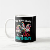 Mug Did You Gnome Its My 40th Birthday 40 Year Old Gno (Gauche)