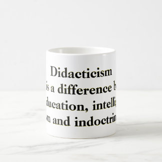 Mug Didacticisme il y a une différence entre le vrai