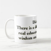 Mug Didacticisme il y a une différence entre le vrai (Gauche)