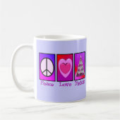 Mug Diététicien d'amour de paix (Gauche)