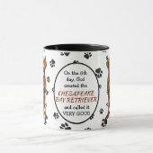 Mug Dieu a créé Chesapeake Bay Retriever Dog (Centre)