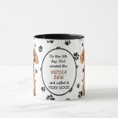 Mug Dieu a créé Vizsla Chien (Centre)