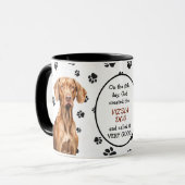 Mug Dieu a créé Vizsla Chien (Devant gauche)