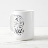 Mug Dieu a fait une infirmière (Devant gauche)