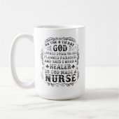 Mug Dieu a fait une infirmière (Gauche)