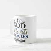 Mug Dieu accomplit encore des miracles Citation de foi (Devant gauche)