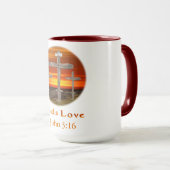 Mug Dieu aime (Devant droit)