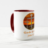 Mug Dieu aime (Devant gauche)