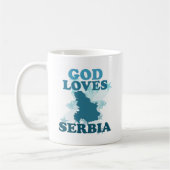 Mug Dieu aime la Serbie (Gauche)