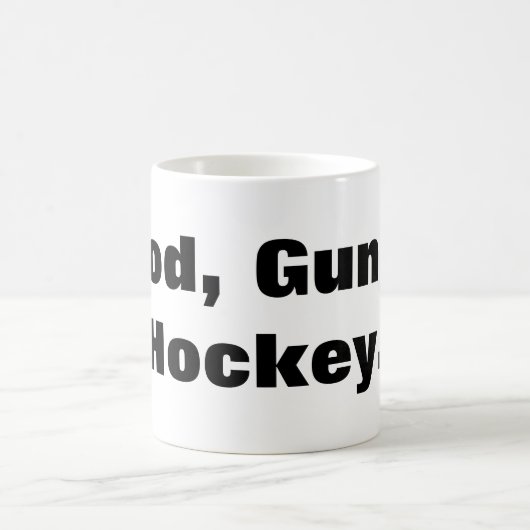 Mug Dieu, armes à feu, hockey (Centre)