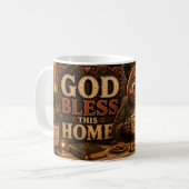 Mug Dieu bénisse cette maison (Devant gauche)