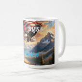 MUG DIEU BÉNISSE L'AMÉRIQUE (Devant droit)