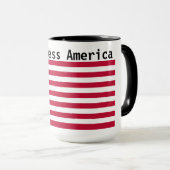 Mug Dieu bénisse l'Amérique (Devant droit)
