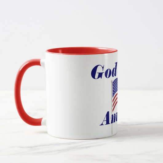 Mug Dieu bénisse l'Amérique (Gauche)