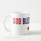 Mug Dieu bénisse l'Amérique (Gauche)