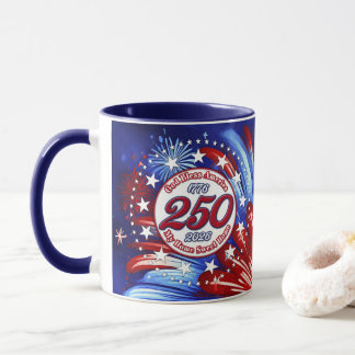 Mug Dieu Bénisse l'Amérique Ma Maison Douce Maison Gra