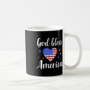 Mug Dieu bénisse l'Amérique pour l'indépendance patrio
