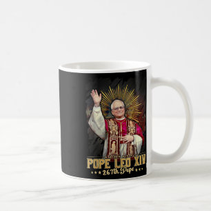 Mug Dieu bénisse le pape Leo Xiv catholique