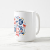 Mug Dieu bénisse les États-Unis (Devant droit)