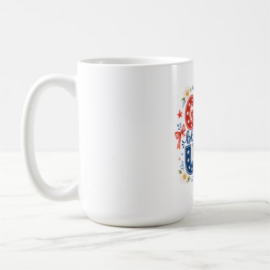 Mug Dieu bénisse les États-Unis (Gauche)