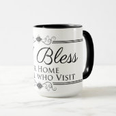Mug Dieu bénisse notre maison (Devant droit)