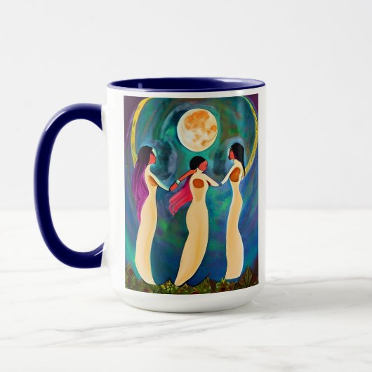 Mug Dieu bénisse tout sous la lune (Gauche)