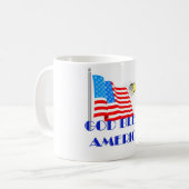 Mug Dieu bénissent l'Amérique (Devant gauche)
