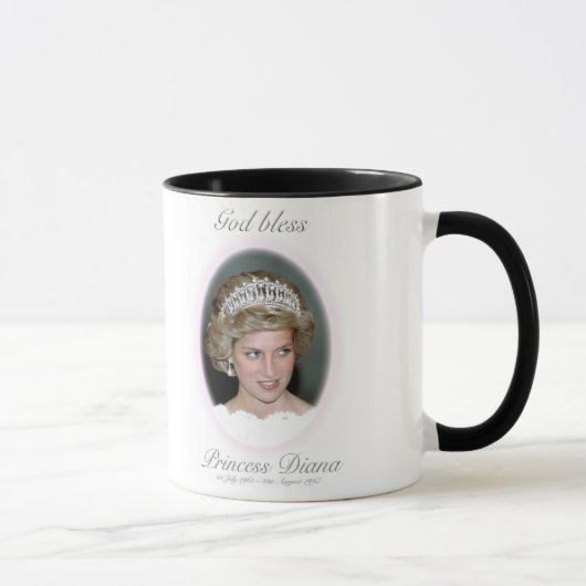 Mug Dieu bénissent princesse Diana (Droite)